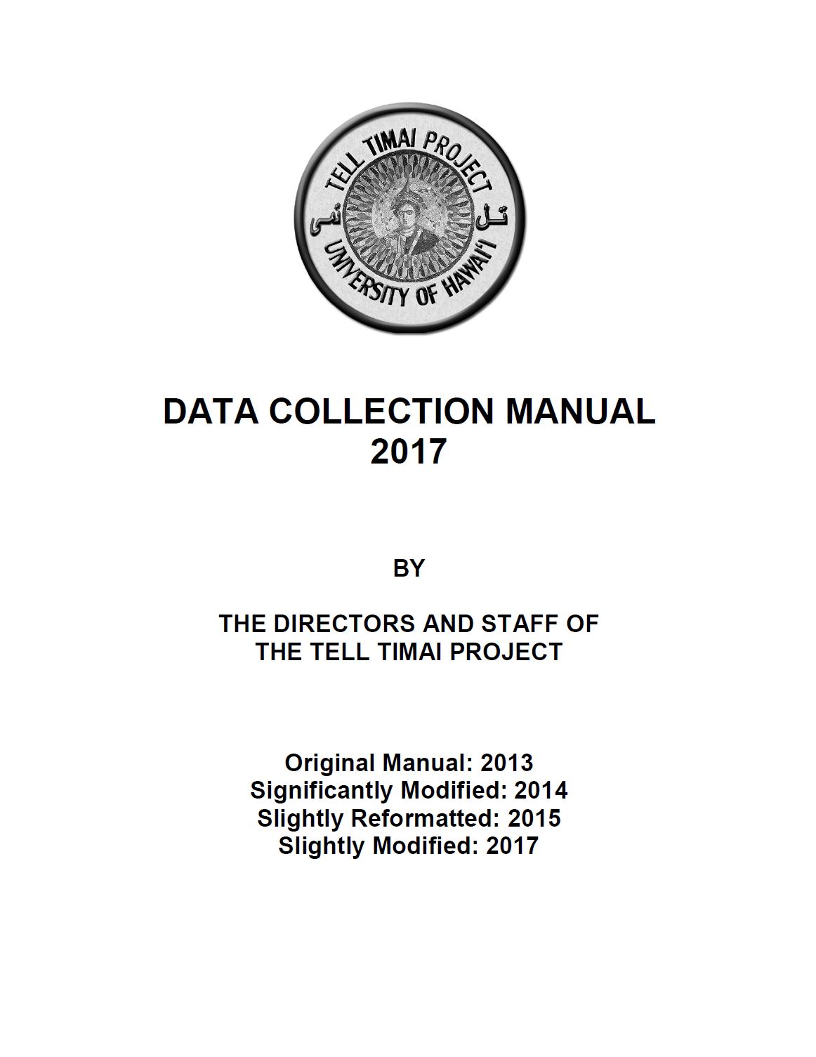 Field Manual - A4 Format